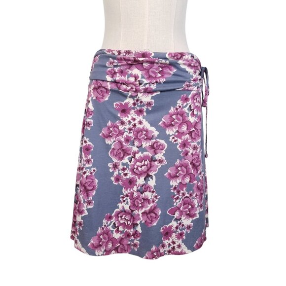 Patagonia Lithia Convertible Skirt Blue Floral Sz Small - Picture 6 of 14